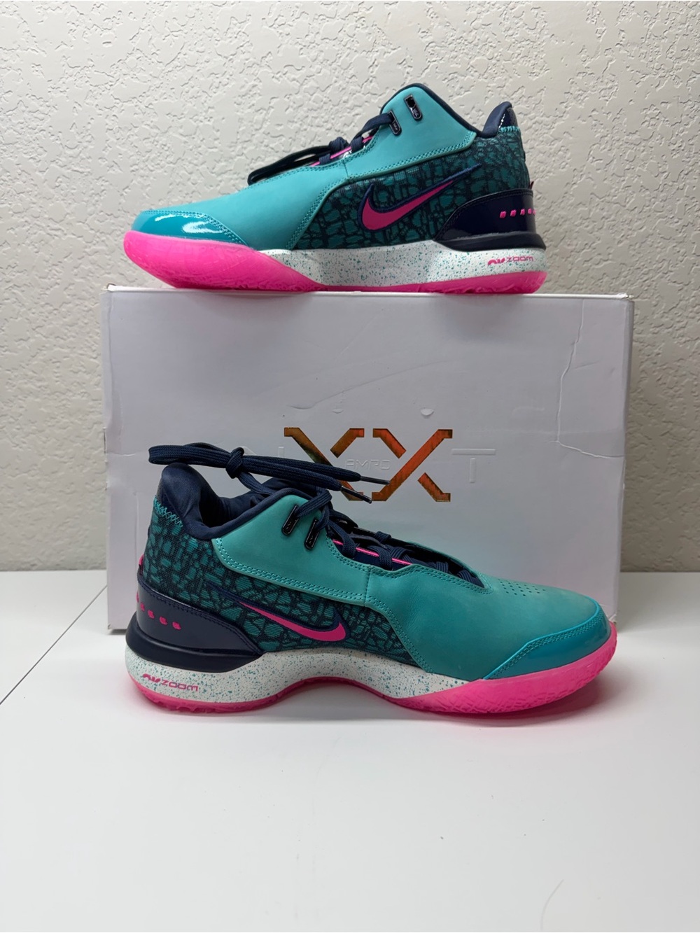 Nike Zoom LeBron NXXT Gen AMPD South Beach FJ1566-300 Men's Size 9